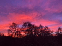 Evening sky in Scotland 