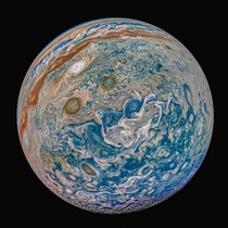 Exotic Marble Jupiter via the JunoCam