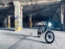Exploring inside an abandoned  auto plant