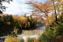 Fall Colors at Tahquamenon Falls Michigan 