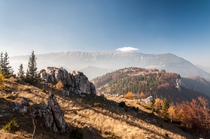 Fall in Piatra Craiului Mountains Romania 