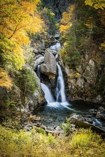 Fall in the Berkshires - Bash Bish Falls Massachusetts New England - 