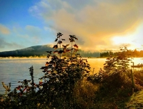 Fall sunrise Lake Whatcom WA x OC