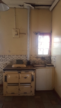 Farmhouse kitchen stove Karoo South Africa