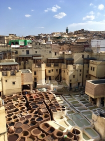 Fez and its tanneries Morocco 