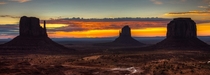 Fiery dawn on Monument Valley  by dezzouk x-post rUnitedStatesofAmerica