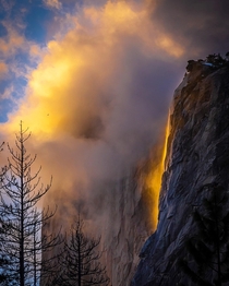 Fire at Yosemite National Park 