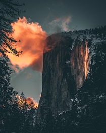 Fire Falls Yosemite National Park 