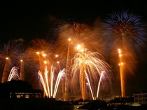 Fireworks over Geneva Switzerland 