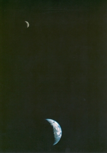 First Picture ever taken of the Earth and Moon in a Single Frame 