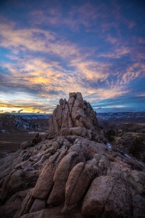 First sunset of the season at Hartmans Rocks Colorado OC x