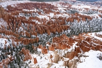 First time hiking in the snow Bryce Canyon UT 