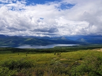 Fish Lake from Mount Mclntyre - Yukon Canada  X