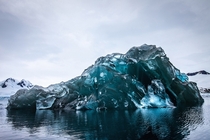 Flipped iceberg Antarctica by Alex Cornell 