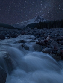 Flow of Silence White River Mt Hood OR 