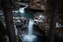 Flowing River at Johnston Canyon 