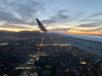 Flying into Salt Lake City Utah