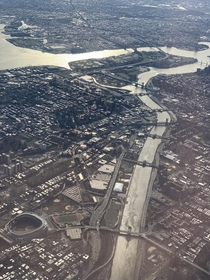 Flying over The Bronx NYC