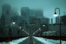 Foggy days in Minneapolis