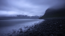 Foggy Icelandic shore  XPost rFoggyPics By Catalin Marin