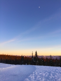 Following my previous post A stunning sunset - Big White Canada    