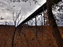 Former Worlds Longest Single-Arch Bridge - New River Gorge  OC