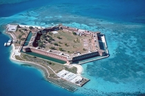 Fort Jefferson in Florida USA