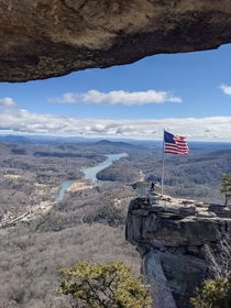 Found this spot an hour and a half from home Chimney Rock NC 