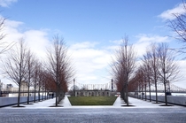 Four Freedoms Park Roosevelt Island NYC by Louis Kahn 