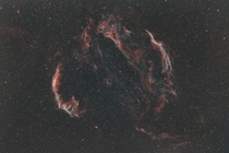 Four nights imaging the Veil Nebula from the backyard