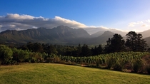 Franschhoek valley Western Cape South Africa 