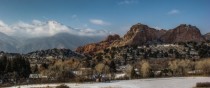Fresh snowfall in Colorado Springs - Christmas Day  
