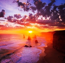 Friend took this epic picture of the  Apostles Great Ocean Road Australia 