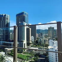 From my hotel Honolulu Hawaii