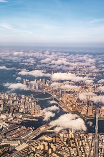 From my plane flying in NYC Sept 