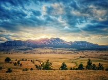 Front Range Mountains Boulder CO 