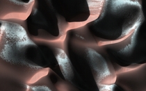 Frost-Covered Dunes Of Mars 