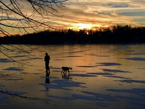 Frozen Lake walk