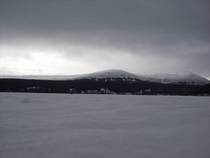 Frozen Loch Morlich Scotland OC 