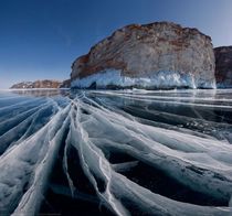 Frozen - The Oldest and Deepest Freshwater Lake in the World Lake Baikal 