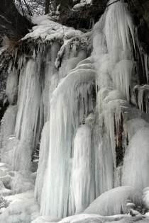 Frozen Waterfall near Anchorage AK 