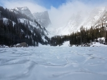 Frozen waves in Dream Lake RMNP