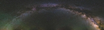 Full Milky Way panorama shot near Telluride CO 