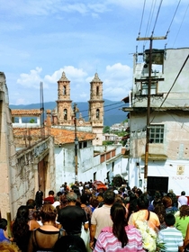 Funeral procession Taxco Guerrero