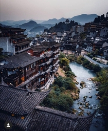 Furong small town in Hunan province China