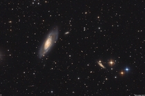 Galaxies galore M and lots of friends through my telescope 