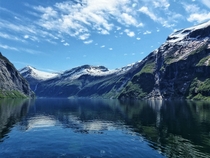 Geirangerfjord Norway  OC