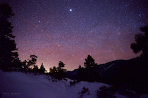 Geminid meteor shower shot from Lake Tahoe this morning - looking East this time 