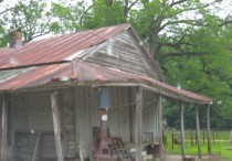 General Store and Gas Pump in Abandoned MS Town 