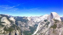 Georgeous view on Half Dome at Yosemite National Park USA 